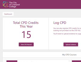 Staff CPD Dashboard